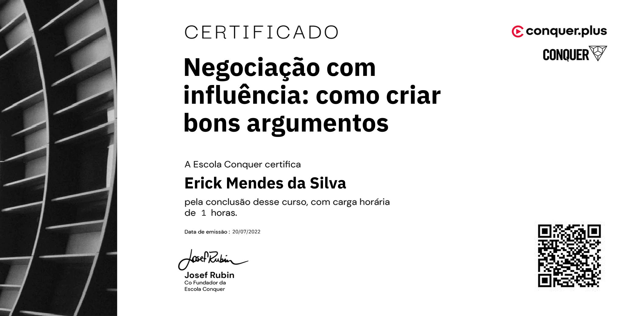 Certificado de Negociação com influência: como criar bons argumentos